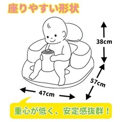 ふんわりバスチェア　　バスチェア　ベビー椅子　お風呂　の画像