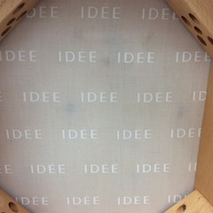 【ブラウン×ナチュラル】ダイニングチェア IDEE チェア　椅子　イス　布座面　ブラウン ナチュラル の画像