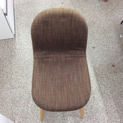 【ブラウン×ナチュラル】ダイニングチェア IDEE チェア　椅子　イス　布座面　ブラウン ナチュラル の画像