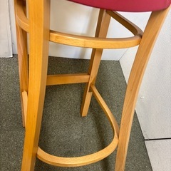  FMG社　ポーランド製　カウンターチェア　木製ハイチェアの画像