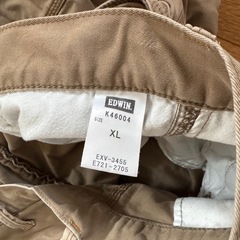 EDWINカーゴパンツXLの画像