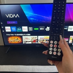 【美品】Hisense 32V型 液晶テレビ 32A48N（2024年製） の画像