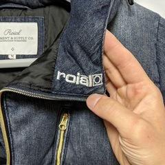 美品　ROIALデニムダウンジャケット　の画像