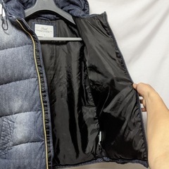 美品　ROIALデニムダウンジャケット　の画像