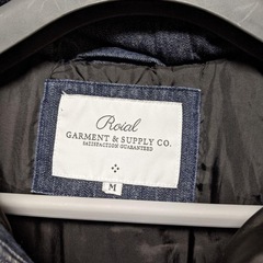 美品　ROIALデニムダウンジャケット　の画像