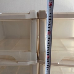 3段 衣装ケース 2つの画像