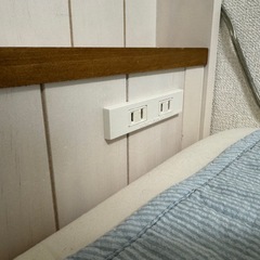 ダブルベッド(すのこ)の画像