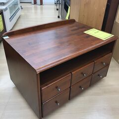 A-514【リユースのサカイ野々市店】ジモティ来店特価‼ TV台 ブラウン クリーニング済みの画像