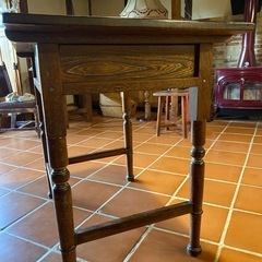 アンティーク ろくろ脚 デスク/テーブル の画像