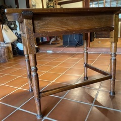 アンティーク ろくろ脚 デスク/テーブル の画像