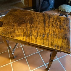 アンティーク ろくろ脚 デスク/テーブル の画像