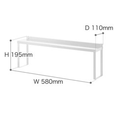 キッチンラック3点セットtower 山崎実業11/10までの画像