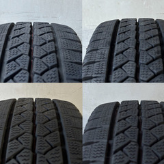 ブリヂストン ブリザック VL1 スタッドレスタイヤ 95/80R15 107/105L LT ４本セットハイエース等にの画像