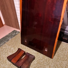 花梨一枚板 座卓／ローテーブル 高級木製テーブル 和モダン  の画像