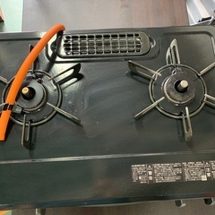 【2025年LPガスコンロ】リンナイ KG35NBK 左側強火の画像