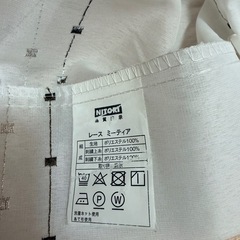 レースカーテン　2枚（1セットかっこ）の画像