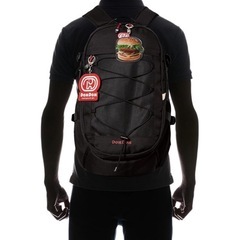 未使用品 ドムドム リュック バックパック 30L ドムドムハンバーガー バンジーコード DM001の画像