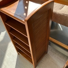 シューズラック　カリモク　ブラウン【トレファク堺福田店】の画像