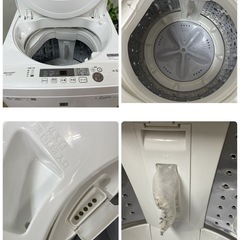 R417 ☀️ SHARP 洗濯機（洗濯4.5㎏) 19年製 ES-G4E6 ⭐ 動作確認済 ⭐ クリーニング済の画像