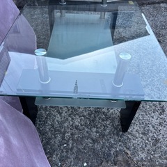 ガラステーブル　無料　0円　本日限定の画像