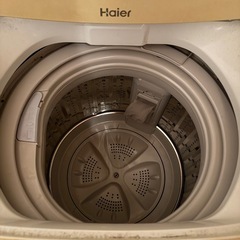 洗濯機　単身用　Haier
　　の画像