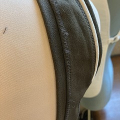 K2511-118 ZARA ロングワンピース ノースリーブ バックオープン オリーブ Mサイズ ほつれ汚れ有りの画像