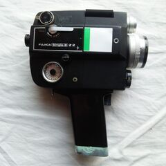 ★8ミリフィルムカメラ＆映写スクリーン★FUJI FILM/Minette★FUJICA Single-8 Z2/New Color Screen★送料無料★おまけ付きの画像