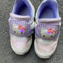 キティちゃんの光る靴　16cmの画像