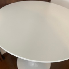 丸テーブル  白　Probasto 幅70cmの画像