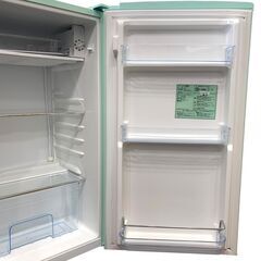 25C524_ジB A-Stage 1ドア レトロ冷蔵庫 ARD-85LG 2018年製 キッチン家電 生活家電 一人暮らし 訳あり 現状品 中古の画像