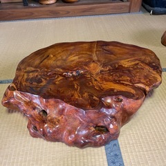 屋久杉　台座　認定シール付きの画像