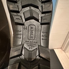 ジャンク品　27〜27.5cm⭐︎AIGLEレインブーツ44 エーグルラバーブーツ長靴　フランス製の画像