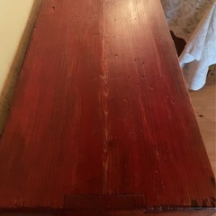 アンティーク 4段チェスト/タンス W85 古木材 ペイント家具 店舗什器にもの画像