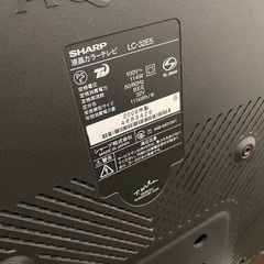 SHARP AQUOS テレビ　2009年製の画像