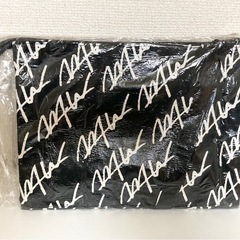 【ジャンク品】【未使用】WTW ORIGINAL 2WAY ケース　クラッチバッグ　ブラック　PCケースの画像