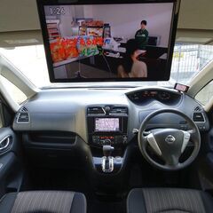 即乗りＯＫ 28年式 セレナハイブリッド 後期 エマージェンシーブレーキ ナビ フルセグTV Bluetooth フリップダウンモニター アラウンドビューモニター 両側パワスラ インテリキー クルコン LEDライト ETCの画像