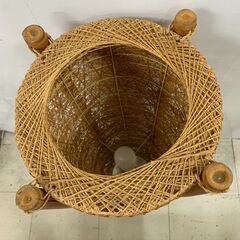  スタンドライト ランプ インテリア 家具 和風 アジアン風　麻紐フロアランプの画像