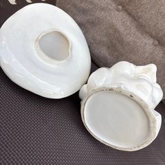 オブジェ　ハットを被ったダンディ　置物　ペン差し　の画像