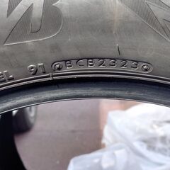 値下げしました！　スタッドレスタイヤ　ブリザックDM-V3　255/55R18 109Q　4本　2023年23週製 9分山 の画像