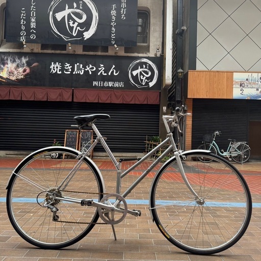中古自転車３８３７　２７インチ　６段ギヤ　LEDオートライト 中古自転車3837 27インチ 6段ギヤ LEDオートライトの通販はau