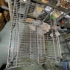 スチールラック 4段 キャスター付 61-46-131cmの画像