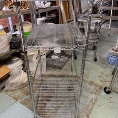 スチールラック 4段 キャスター付 61-46-131cmの画像