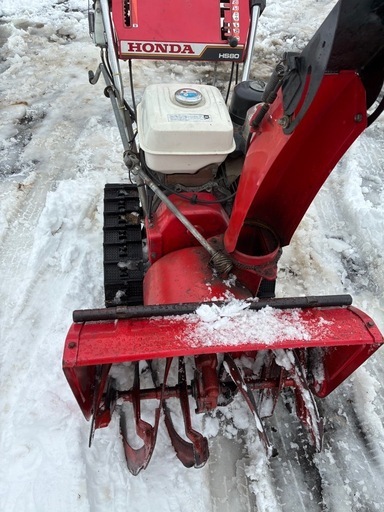 HONDA８馬力除雪機　委託品