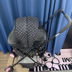 1度使用　GEXわんわんカート ライト 自立式 ペット用カート の画像