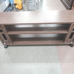 テレビボード キャスター付き 幅108.5cm シグマAPOシステム SIMPRECT ウォルナット 木目調 ブラウン系 棚付き テレビ台 札幌 西岡店の画像