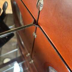 カルトーネ コレクションケース、ガラスケース、ミラー付き幅41cm Used/キレイの画像