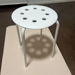 MARIUS マリウス　スツール　ホワイト　ikeaの画像