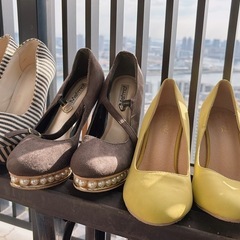 パンプス　まとめて　の画像