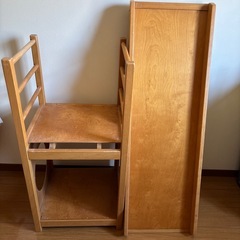 引き取りに来てくださる方に　室内用滑り台　木製の画像