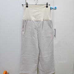 USED/【2着】スウィートマミーマタニティパンツ裏起毛コーデュロイ(黒、白)の画像